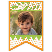 Safari Monkey Verjaardag Vlaggetjes (Eerste vlag)