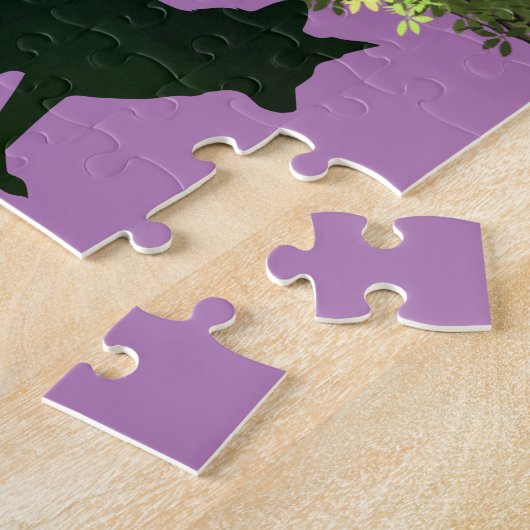 Safari Night Jigzaag Puzzle Legpuzzel (Zijkant)