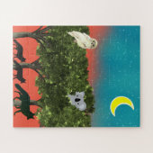 Safari Night Jigzaag Puzzle Legpuzzel (Horizontaal)