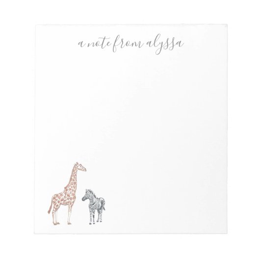 Safari Notitieblok (Voorkant)