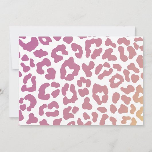 Safari Oerwoud 4e Vier Ever Wild Foto Verjaardag Kaart (Achterkant)