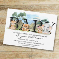 Safari Oerwoud Africa Animal Baby shower