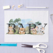 Safari Oerwoud Africa Animal Baby shower Tissuepapier (Craft)