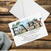 Safari Oerwoud Africa Animal mamas Baby shower Kaart