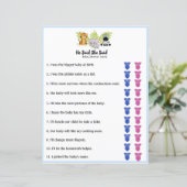 Safari Oerwoud Animal Baby shower zei dat ze zei: (Staand voorkant)