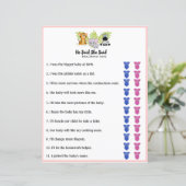 Safari Oerwoud Animal Baby shower zei dat ze zei: (Staand voorkant)