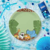 Safari Oerwoud Animal Theme Party Papieren Bordje (Feest)