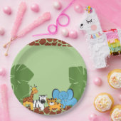 Safari Oerwoud Animal Theme Party Papieren Bordje (Feest)