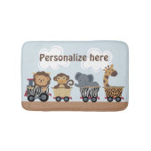 Safari Oerwoud Animal Train Kind Badmat (Voorkant)