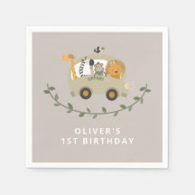 Safari Oerwoud Animals 1e verjaardag