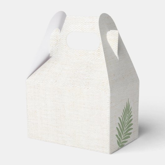 Safari Oerwoud Animals Baby shower Favor Box Bedankdoosjes (Achterkant)