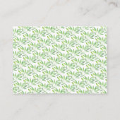 Safari Oerwoud Animals Baby shower Gift Display Informatiekaartje (Achterkant)