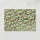 Safari Oerwoud Animals Baby shower Gift Display Informatiekaartje (Achterkant)