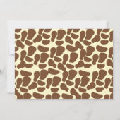 Safari Oerwoud Animals Baby Shower Invitations Boy Kaart (Achterkant)