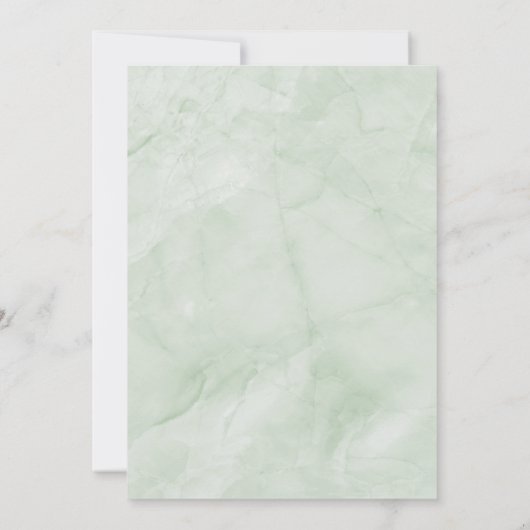 Safari Oerwoud Animals Baby shower Kaart (Achterkant)