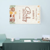 Safari Oerwoud Animals Baby shower Welkomstteken Spandoek (Beurs)
