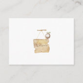 Safari Oerwoud Animals Gift Registry Enclosure Informatiekaartje (Achterkant)