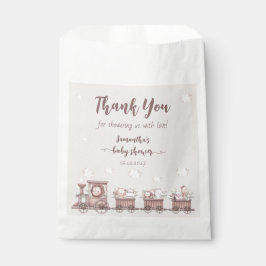 Safari Oerwoud Animals Train Baby shower Bedankzakje