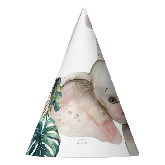 Safari Oerwoud Animals Verjaardagsfeestje Wild One Feesthoedjes (Links)