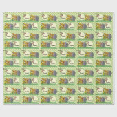 Safari Oerwoud Baby Animals Cadeaupapier (Vlak)