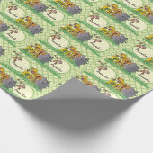Safari Oerwoud Baby Animals Cadeaupapier (Hoek)