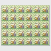 Safari Oerwoud Baby Animals Cadeaupapier (Vlak)