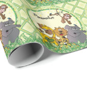 Safari Oerwoud Baby Animals Cadeaupapier (Rol Hoek)