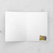 Safari Oerwoud Baby Animals - Hartelijk dank Bedankkaart (Binnen)