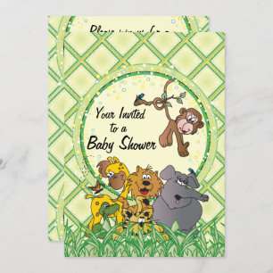 Safari Oerwoud Baby Animals Kaart