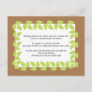 Safari Oerwoud Baby Baby shower POEM 2 Kaart