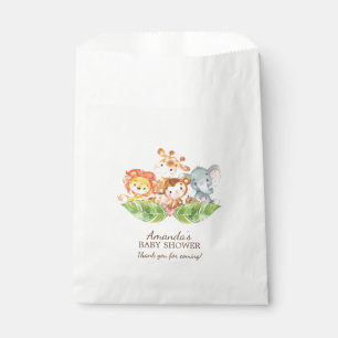 Safari Oerwoud Baby shower Favor Bags Bedankzakje