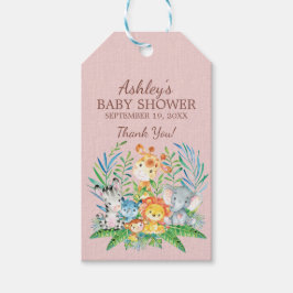 Safari Oerwoud Baby shower Favor Gift Label Cadeaulabel