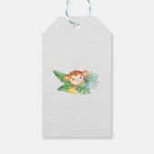 Safari Oerwoud Baby shower Favor Gift Label Cadeaulabel (Achterkant)