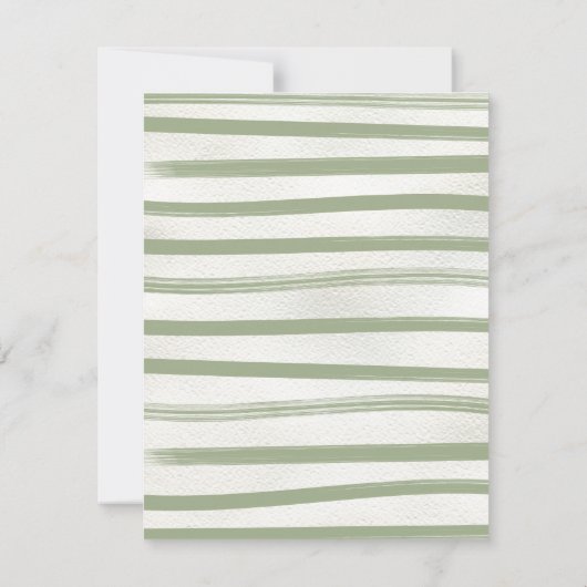 Safari Oerwoud Baby shower Kaart (Achterkant)