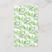 Safari Oerwoud Baby shower Luier Raffle Ticket Informatiekaartje (Achterkant)