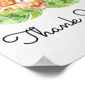 Safari Oerwoud Baby shower Sign Poster (Hoek)