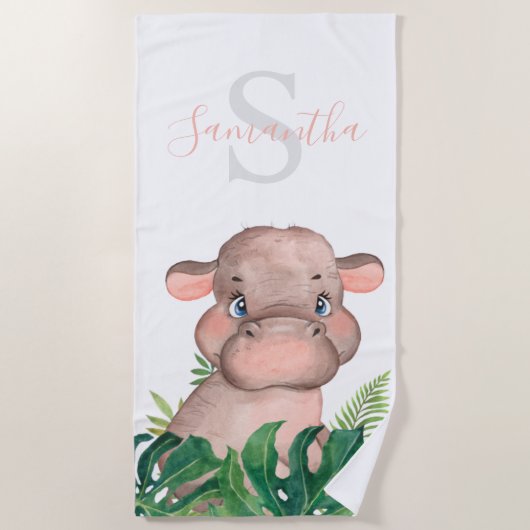 Safari Oerwoud-badhanddoek Strandlaken (Voorkant)