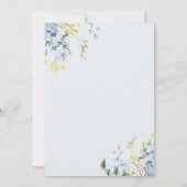 Safari Oerwoud Boy Baby shower Kaart (Achterkant)