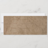 Safari Oerwoud Brown Animals Birthday Party Ticket Kaart (Achterkant)