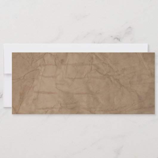 Safari Oerwoud Brown Animals Wedding Ticket Kaart (Achterkant)