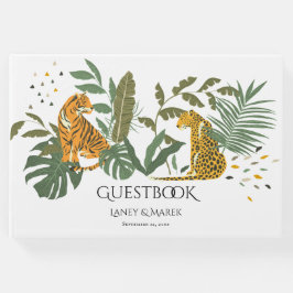 Safari Oerwoud Cats Wedding Guestbook Gastenboek