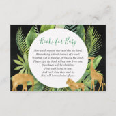 Safari oerwoud dieren boek aanvraag breng een boek informatiekaartje (Voorkant)