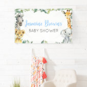 Safari / Oerwoud dieren digitale achtergrond, bann Spandoek (Insitu)