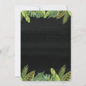 Safari oerwoud dieren onthullen genderuitnodiging kaart (Achterkant)