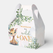 Safari Oerwoud Dieren Verjaardag Bedankdoosjes (Achterkant)