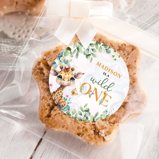 Safari Oerwoud Dieren Verjaardag Ronde Sticker