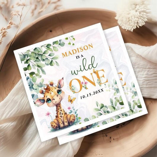 Safari Oerwoud Dieren Verjaardag Servet