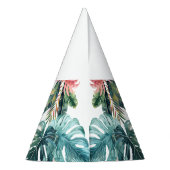 Safari Oerwoud Dieren Verjaardagsfeestje Leeuw Feesthoedjes (Achterkant)