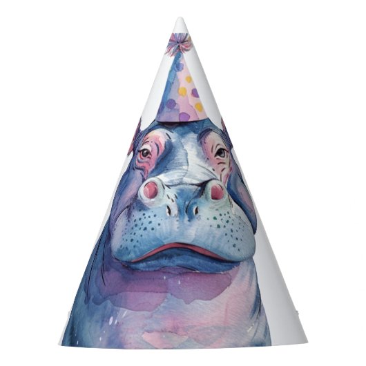 Safari Oerwoud Dieren Verjaardagsfeestje Leeuw Feesthoedjes (Voorkant)