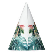 Safari Oerwoud Dieren Verjaardagsfeestje Leeuw Feesthoedjes (Achterkant)